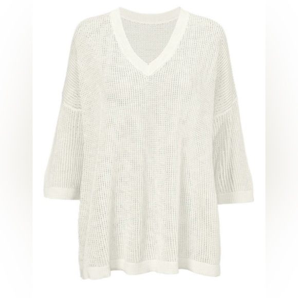 CAbi Breeze Pullover 5454, various sizes oversized soft Mesh Knit sweater - Picture 1 of 7